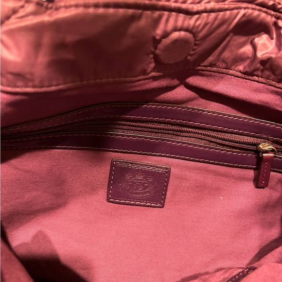 Juicy Couture Vintage Large Purple Quilted Bag with Removable Strap 17”x12” - Picture 8 of 16